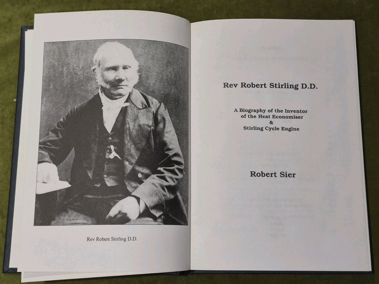 Rev Robert Stirling A Biography of the Inventor of the Heat Economiser Sier3