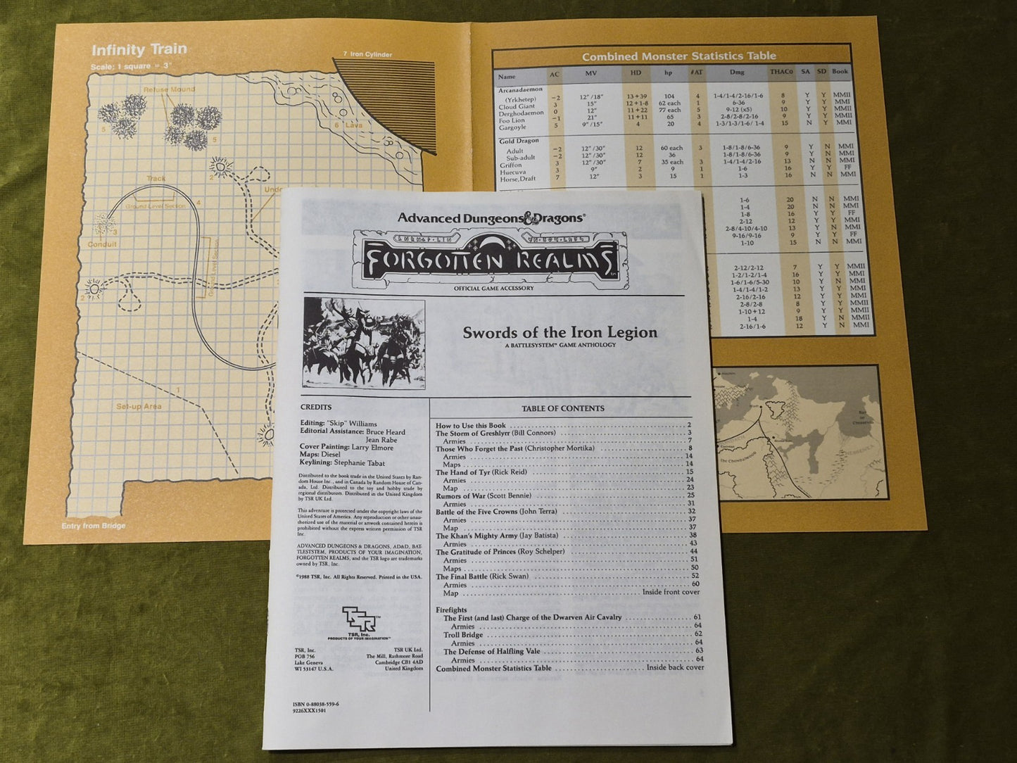 AD&D Forgotten Realms I14 Swords of the Iron Legion 9226 TSR 19882