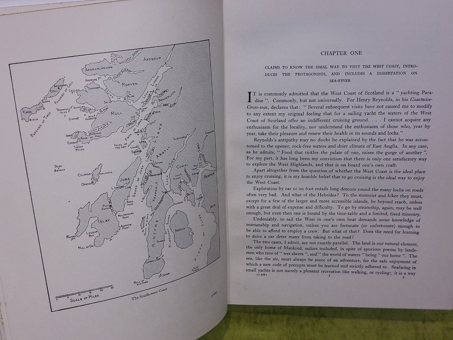 West Coast Cruising John McLintock (1938) 1st Edition HB DJ11