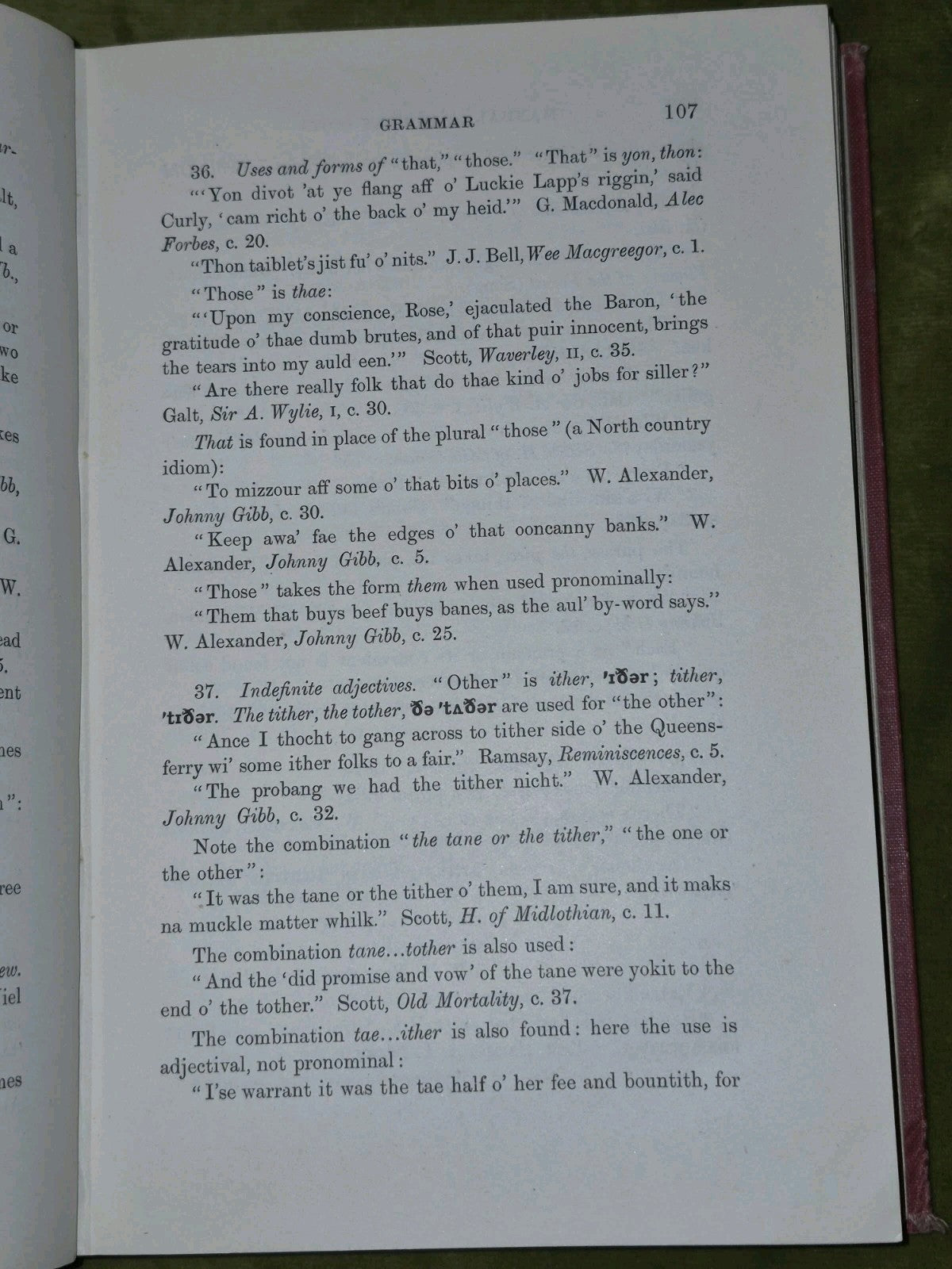 Manual of Modern Scots (1921) William Grant James Main Dixon Cambridge4