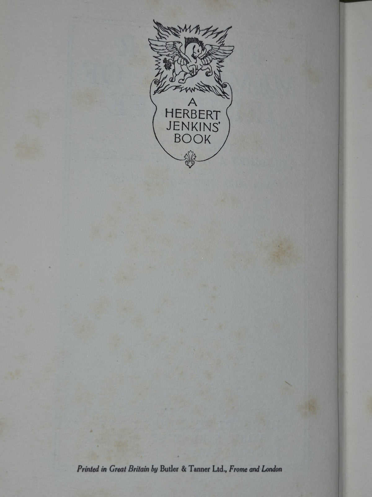 Further Memories of Irish Life First Edition Herbert Jenkins Henry Robinson6