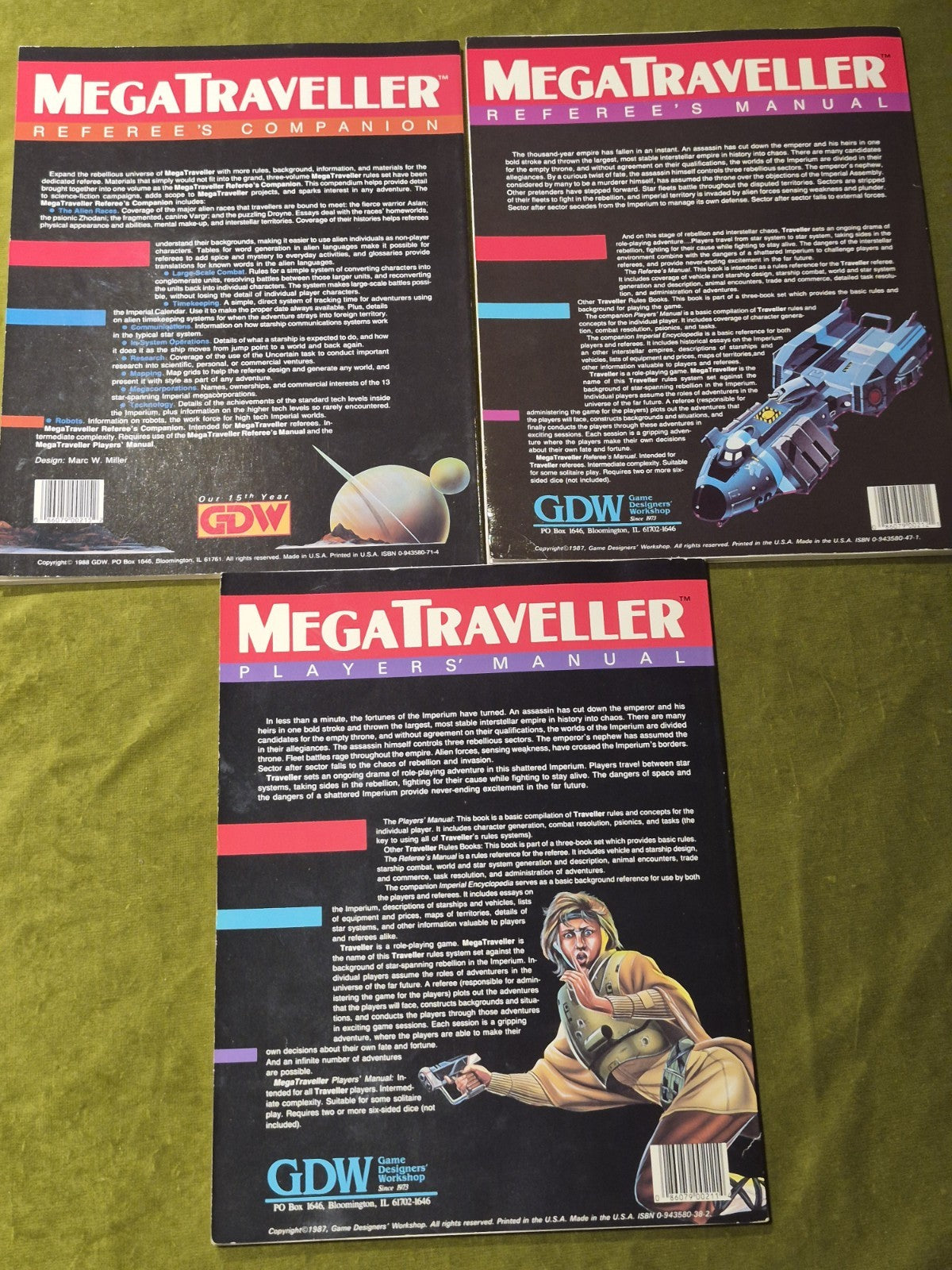 MegaTraveller Bundle - Players' Manual + Referee's Manual + Referee's Companion1