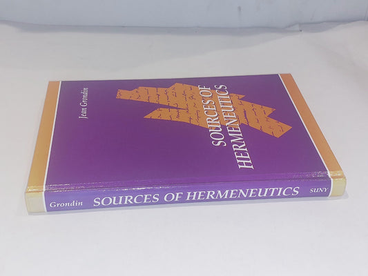 Jean Grondin Sources of Hermeneutics Jean Grondin (1995) Hb Book1