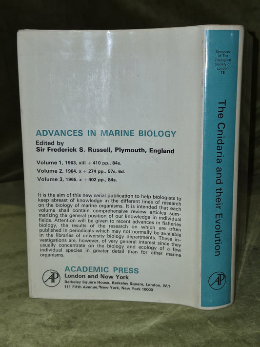 W J Rees / Cnidaria and Their Evolution Symposia of the Zoological Society 19661