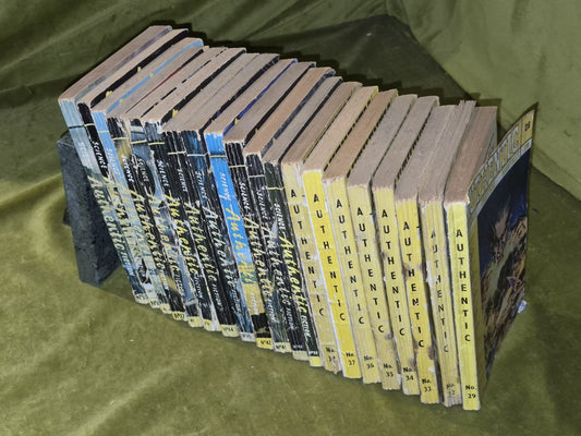 Authentic Science Fiction Monthly Hamilton 1950s Issues 29 and 32 to 50. Job Lot1