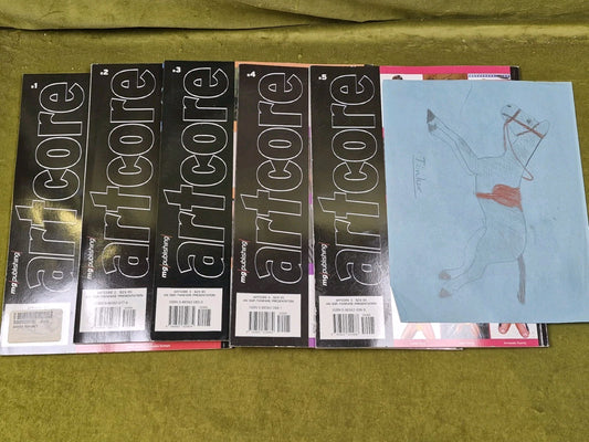 Artcore Erotic Art Compilation Paperback Lot Volumes #1-5 MG Publishing1