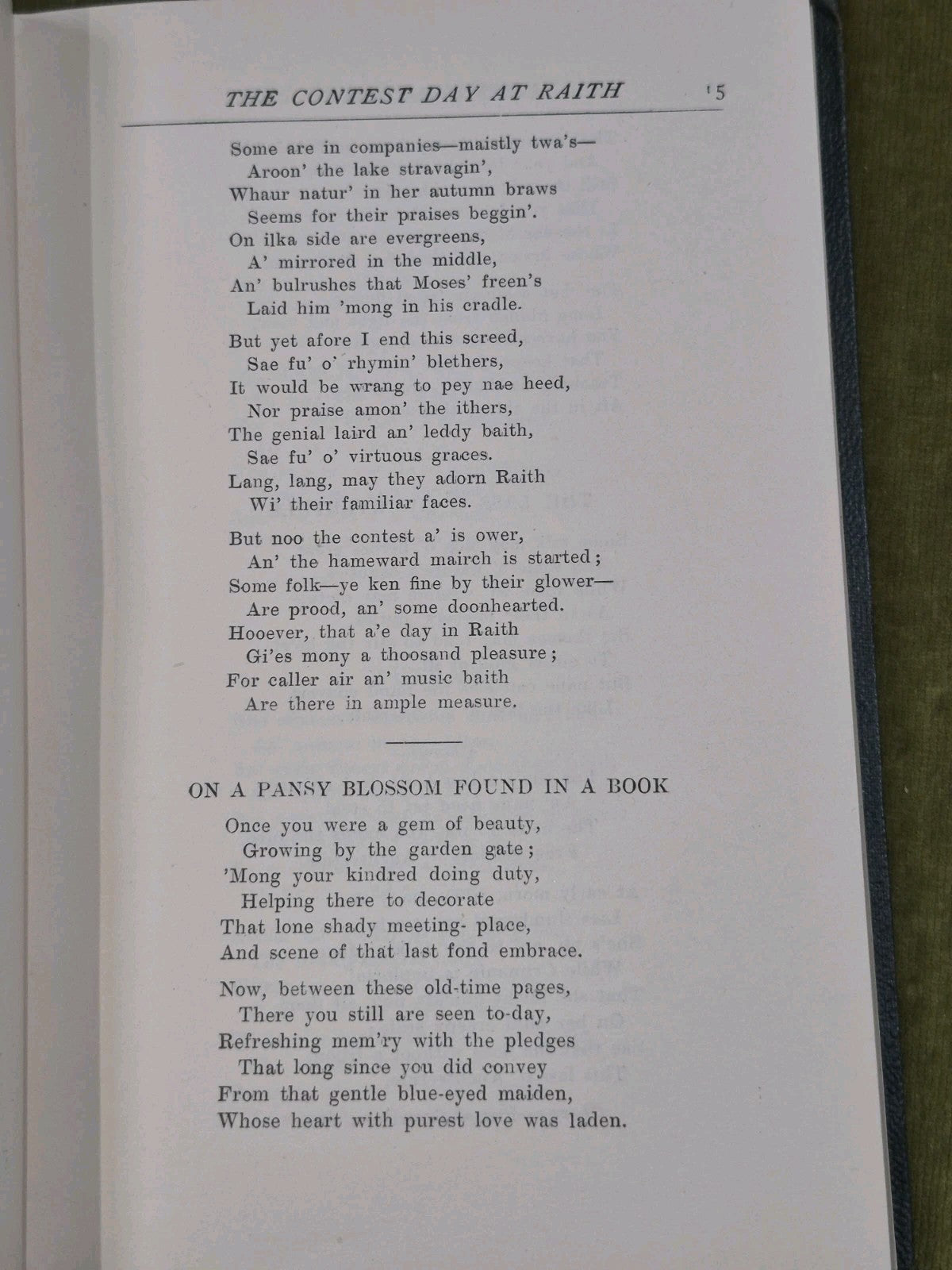 Rustic Rhymes Dauvit's Wife Geo. Blaik Abbotshall 1916 Fifeshire Advertiser6