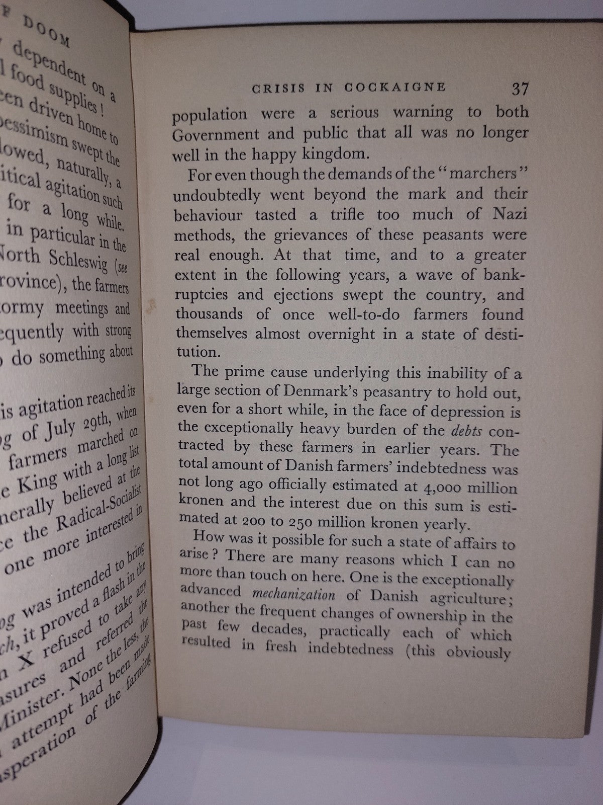 Denmark's Day Of Doom By Joachim Joesten 1939 Victor Gollancz 1st Edition4