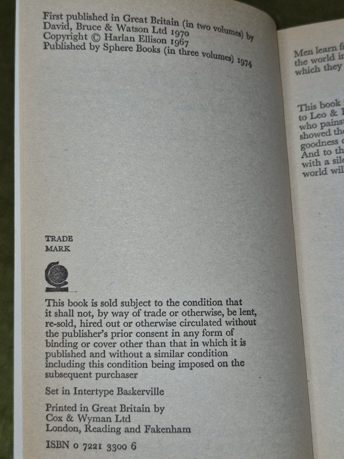 Dangerous Visions I Harlan Ellison Isaac Asimov 1974 3