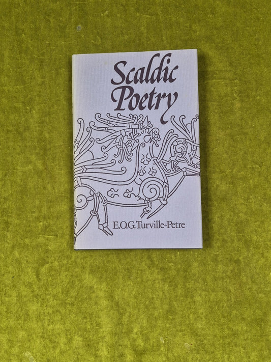 SCALDIC POETRY by Gabriel Turville-Petre, 1976 Oxford University Press 1st HB DJ1