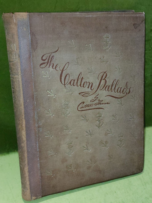 The Calton Ballads (1898) Catter Thun Limited Signed First Edition 1