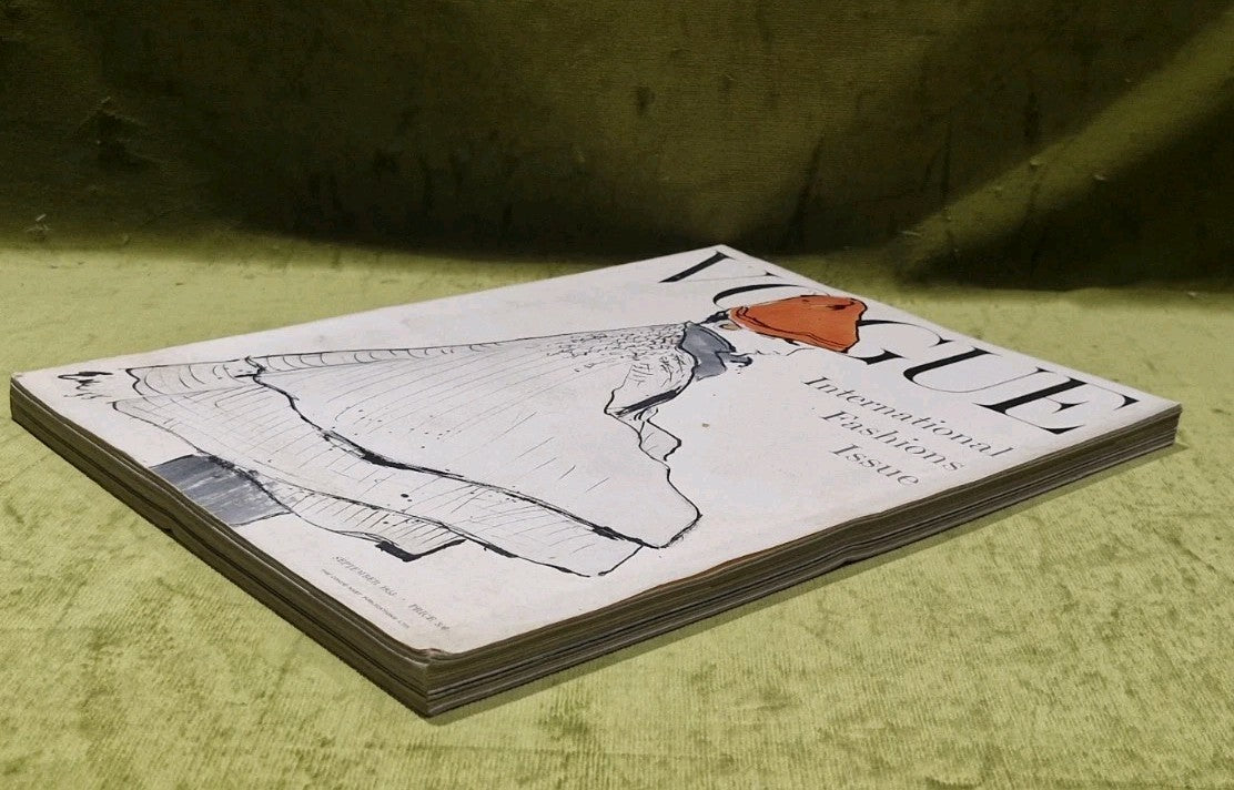 Vogue Magazine 1955 September : AUDREY HEPBURN, SIMONE D'AILLENCOURT, GRUAU9