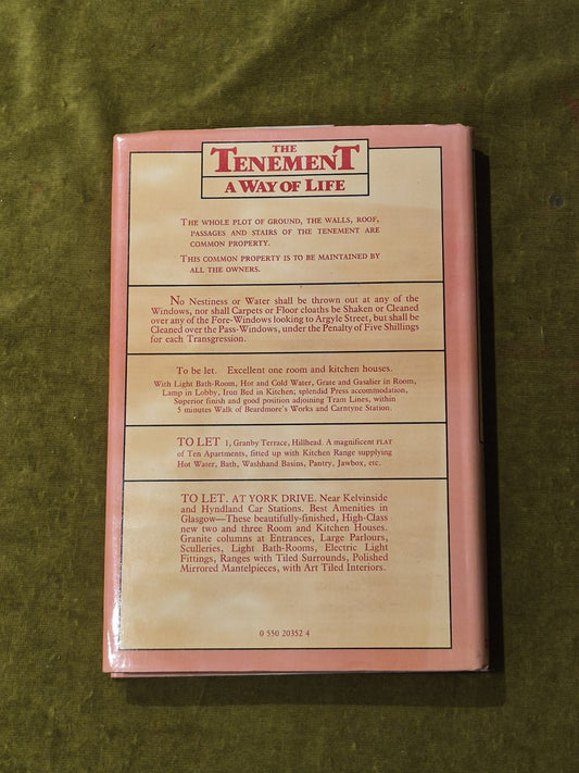 The Tenement - A Way Of Life - Frank Worsdall 1st Edition 1979 Chambers1