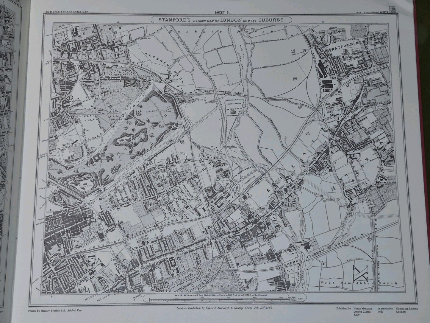 Stanford's Library Map of London and its Suburbs 24 Sheets (1980) Harry Margary10