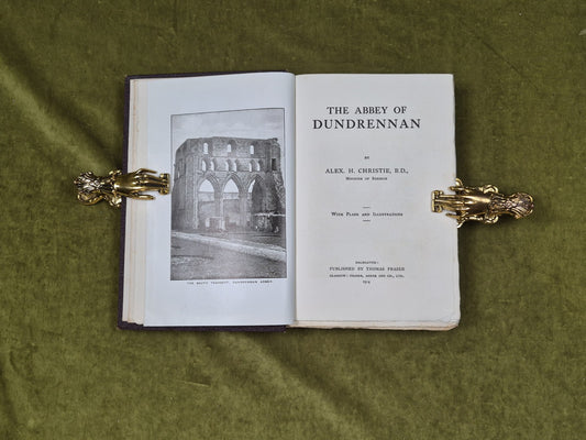 The Abbey of Dundrennan - Alex H. Christie , Thomas Fraser 1914 Leather 1st1