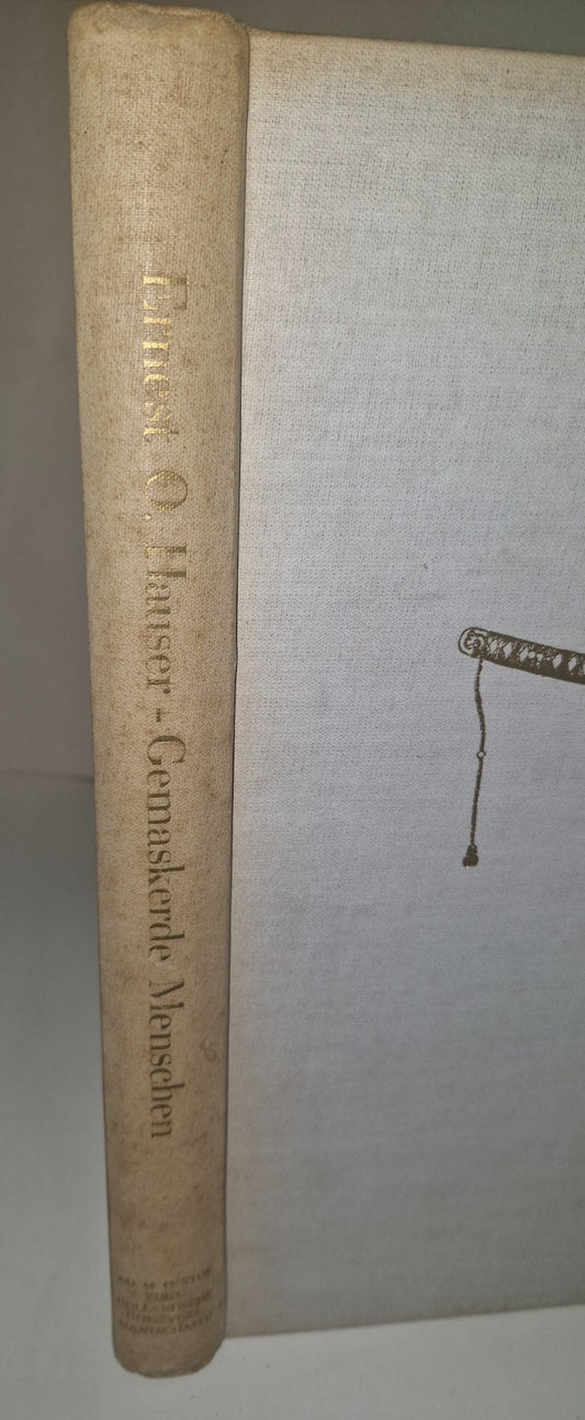 GEMASKERDE MENSCHEN Ernest O. Hauser W H. C. Boellaard JAPANESE ART BOOK , DUTCH1