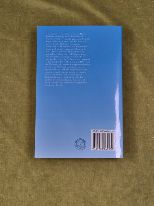 The Ecology of Running Waters - H B N Hynes , Blackburn Press 2001 PB1
