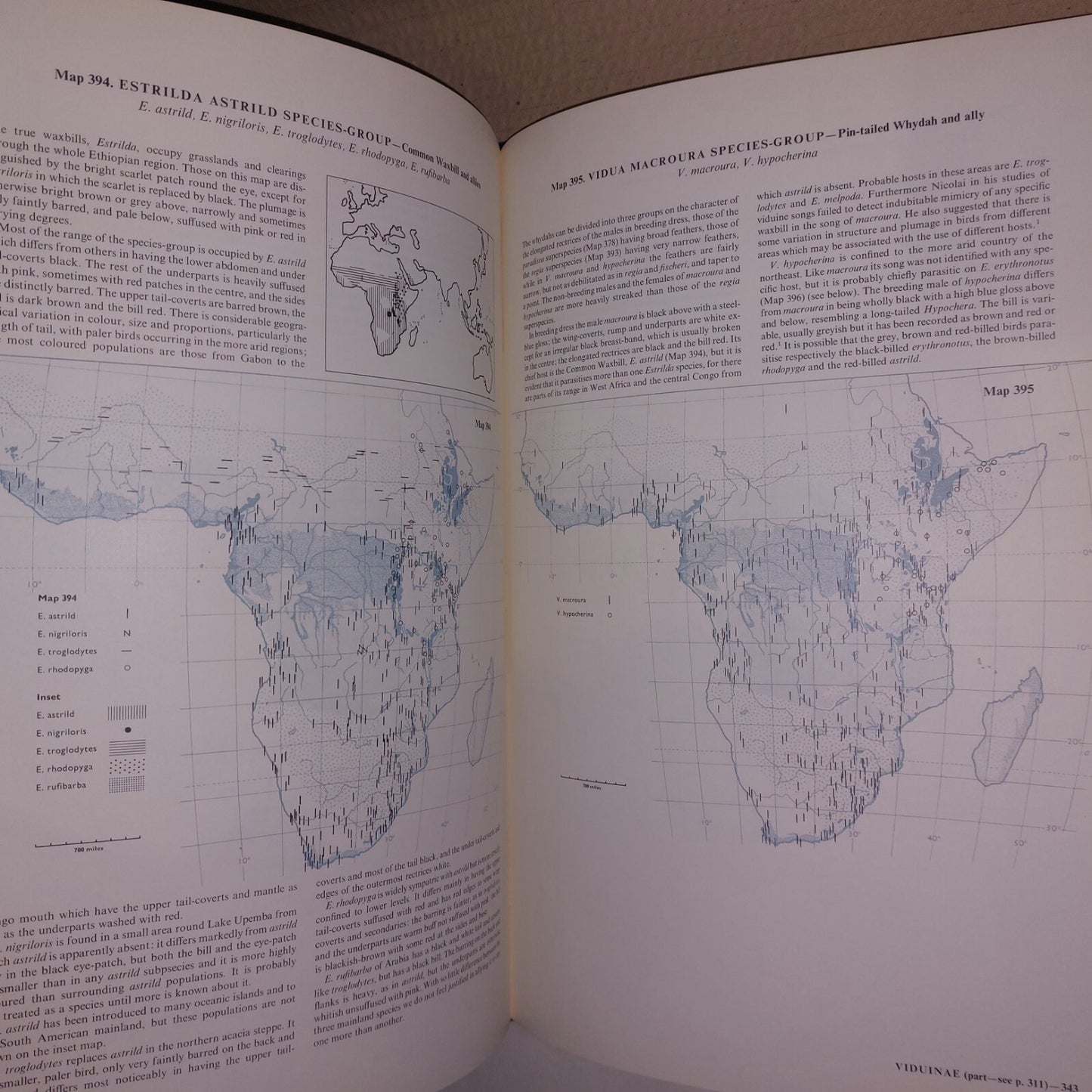 An Atlas of Speciation in African Passerine Birds - Hall & Moreau 1970 HB-DJ12