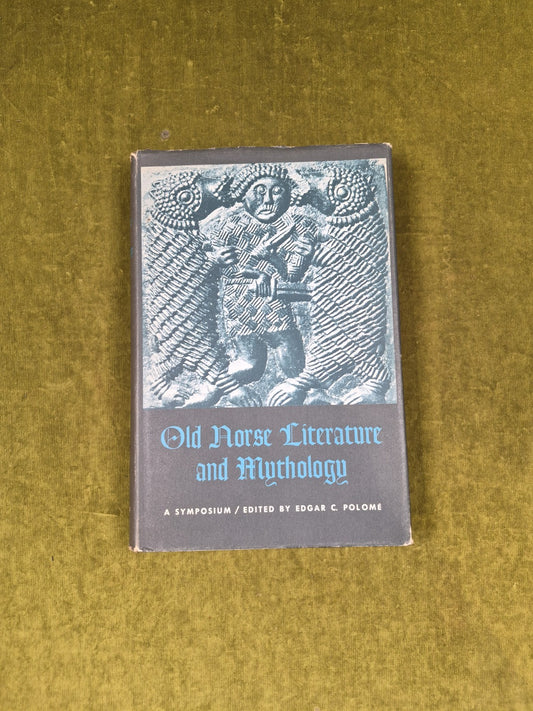 Old Norse Literature And Mythology DJ HB 1969 Edited By Edgar C Polome1