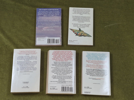 Five Robert Silverberg Sci-fi Paperbacks Eg Majipoor Chronicles Valentine Etc1