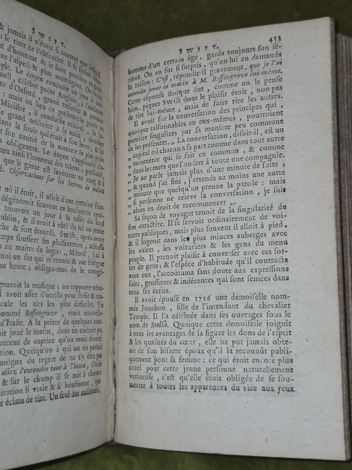 Dictionnaire Des Portraits et Acecdotes Des Hommes Illustres 1767 One Volume6