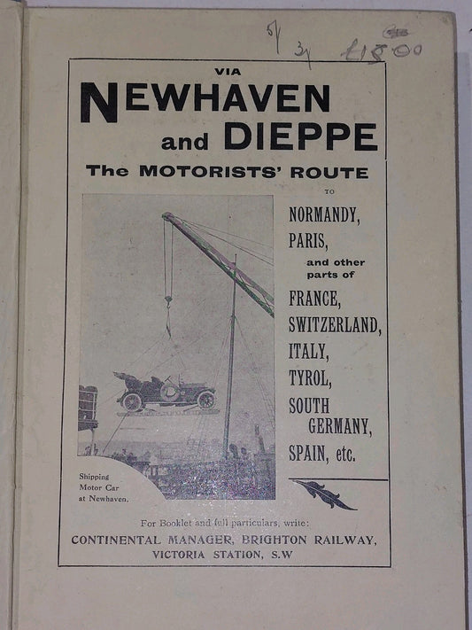 The Motor Routes of France, Part 1 by Gordon Home, Baedeker (1st Edition 1910)1