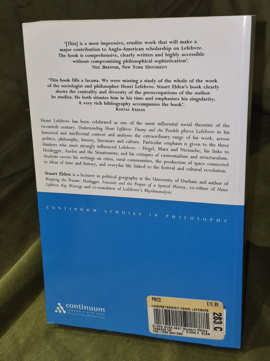 Understanding Henri Lefebvre (2004) Stuart Elden1