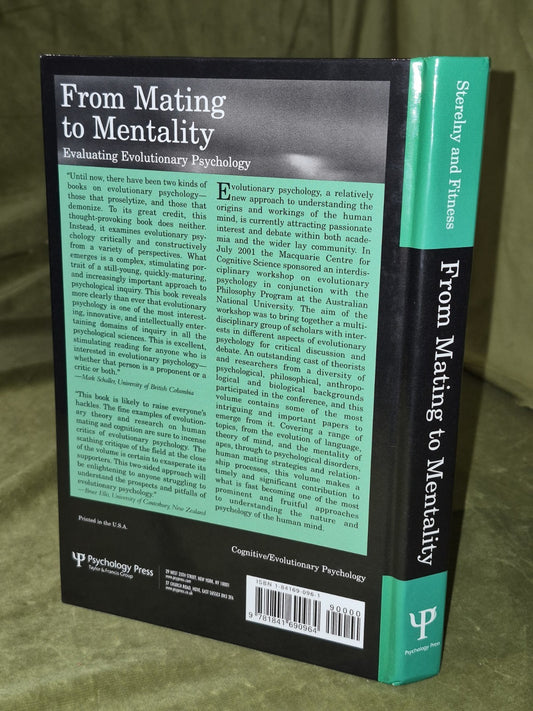 Kim Sterelny / From Mating to Mentality Evaluating Evolutionary Psychology 1st1