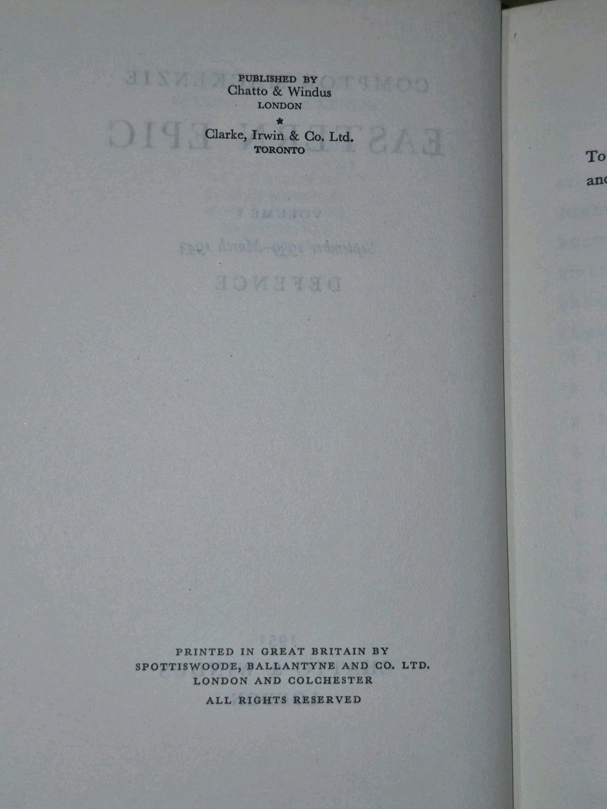 Compton MacKenzie Vol 1 Eastern Epic (1951)7