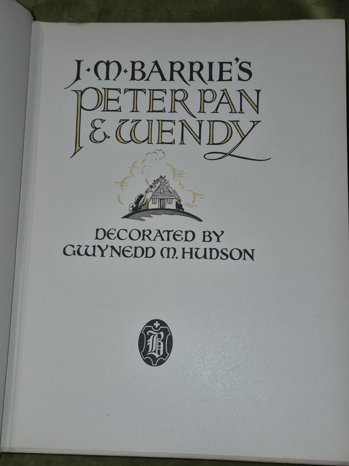 Peter Pan & Wendy By JM Barrie and Illustrations by Gwynedd M Hudson 1930's7
