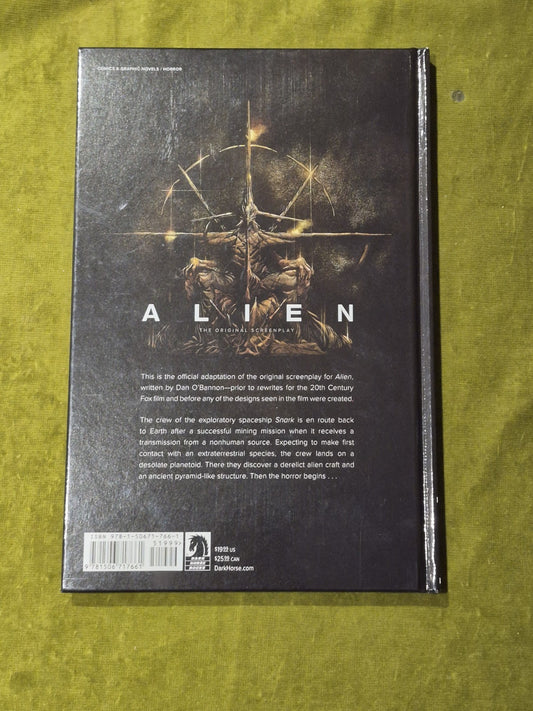 Alien The Original Screenplay - 2020 1st Ed Dark Horse Graphic Novel1