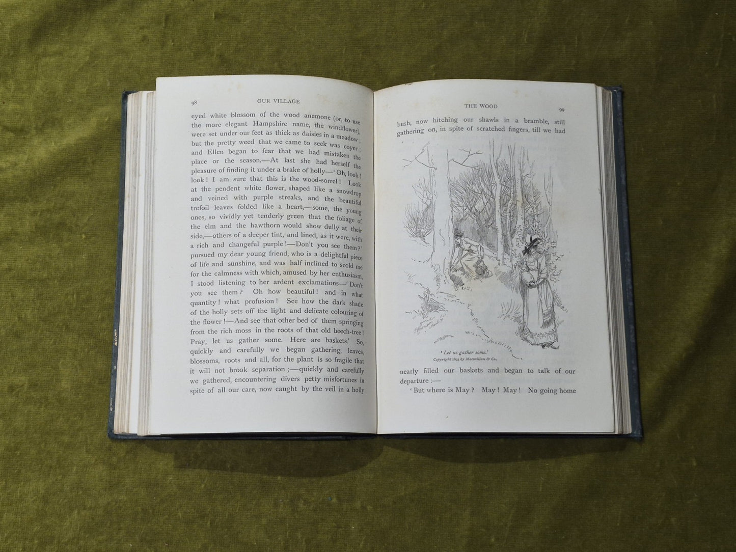 Our Village By Miss Mitford, illustrated by Hugh Thomson, First UK Edition 18938