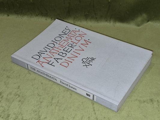 Anathemata : Fragments of an Attempted Writing - David Jones - Faber (1972)1