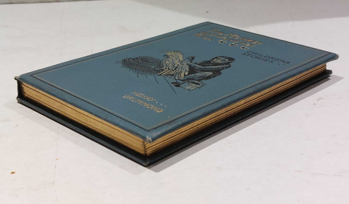 Henry Drummond, Louis Wain The Monkey That Would Not Kill, 1st Ed, 1898 Hodder6