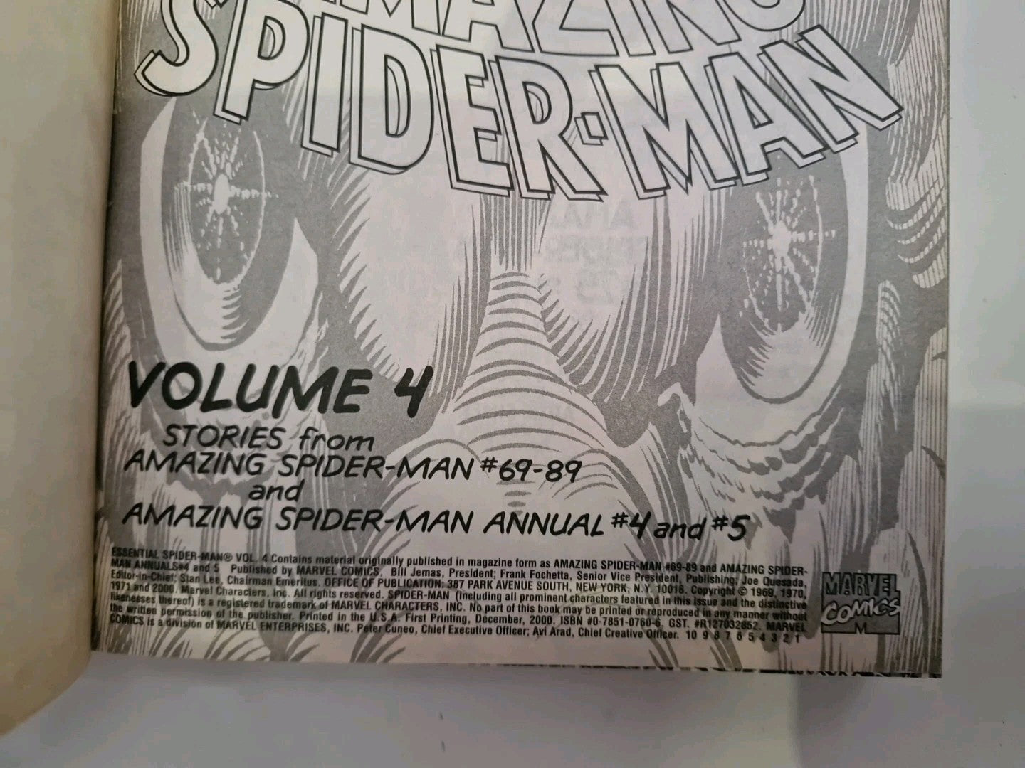 The Essential Spider-Man Volume 4 Stan Lee Marvel 2000 #69-89 Amazing Paperback3