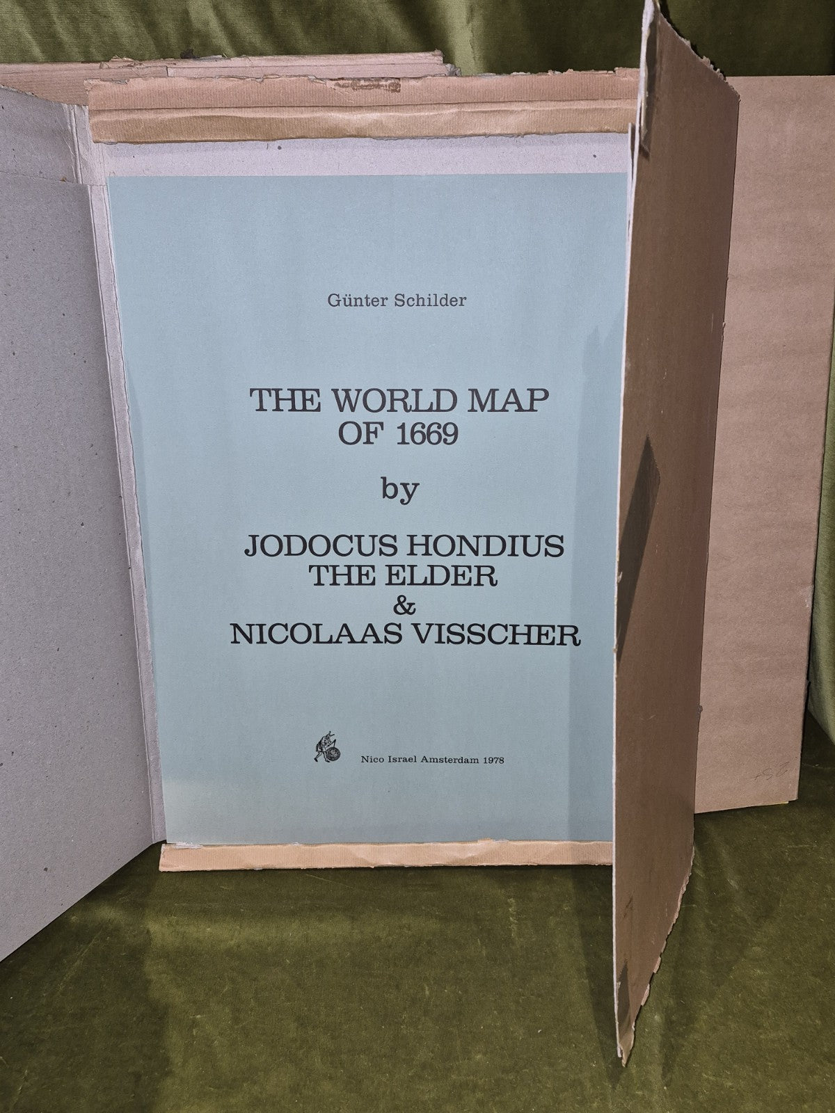 World Maps: 1624, 1669, 1661 1607 1650 Gunter Schilder Nico Israel Amsterdam23