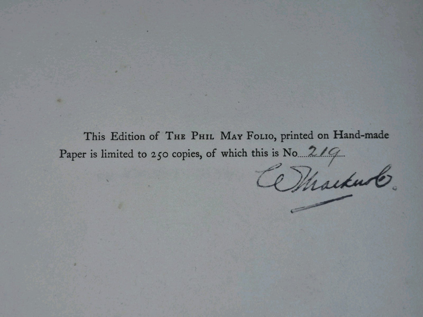 The Phil May Folio Book Of Caricature Drawings & Sketches Limited Thacker & Co9