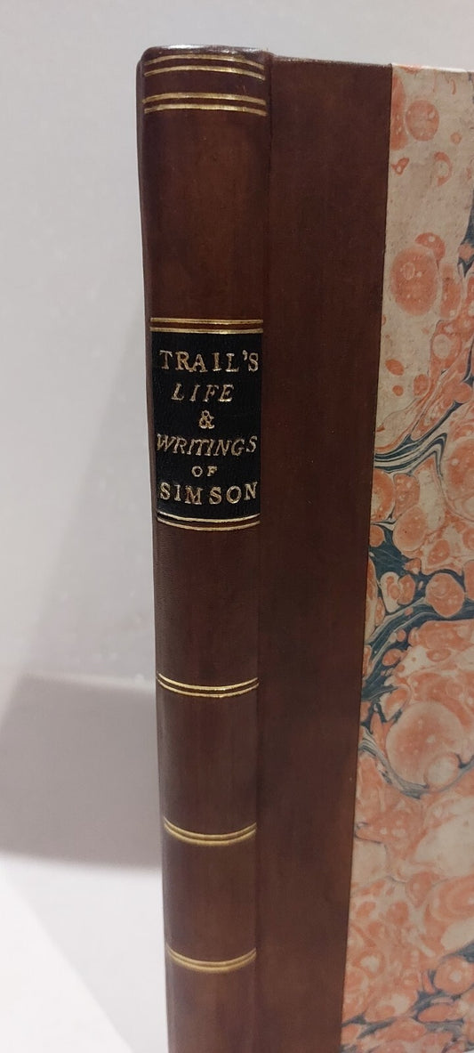 Life And Writings Of Robert Simson M.D. By Rev William Trail 1812 First Edition 1