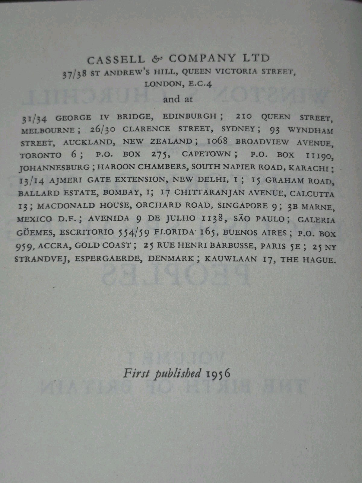 A History of the English Speaking Peoples Winston S Churchill 1st Editions13