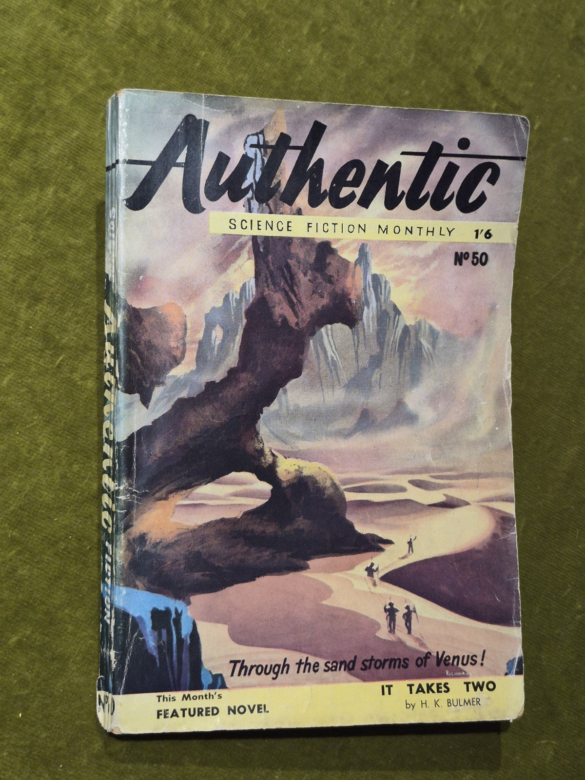 Authentic Science Fiction Monthly Hamilton 1950s Issues 29 and 32 to 50. Job Lot21