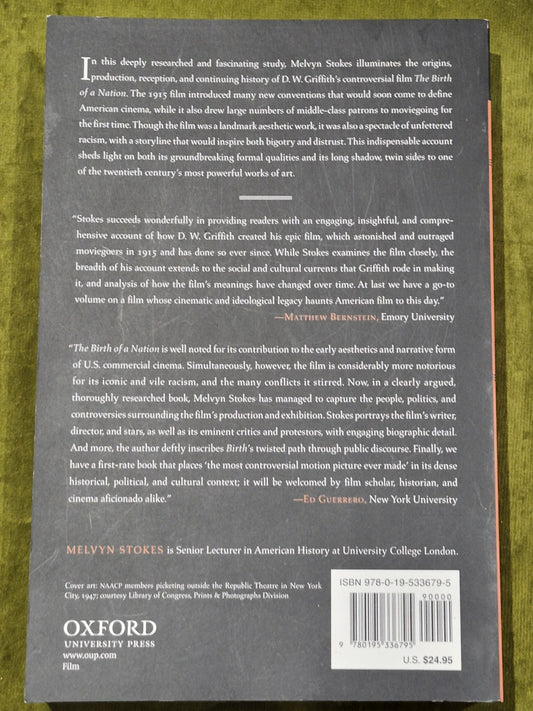 Melvyn Stokes: D.W. Griffith's the Birth of a Nation, Most Controversial Film...1