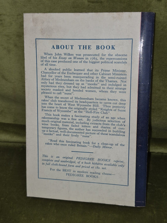 The Hell-Fire Club Donald McCormick First Edition Paperback Pedigree Books 1