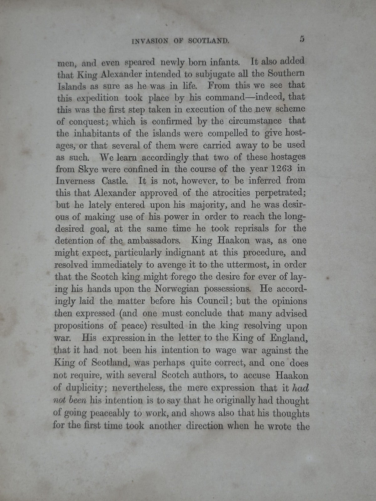 Norwegian Invasion of Scotland 1263 Hugh Tennent 1862 Bell & Bain Glasgow5