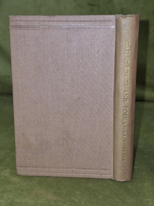 An Duanaire Donald Macpherson 1868 First Ed. Gaelic Songs and Poems1