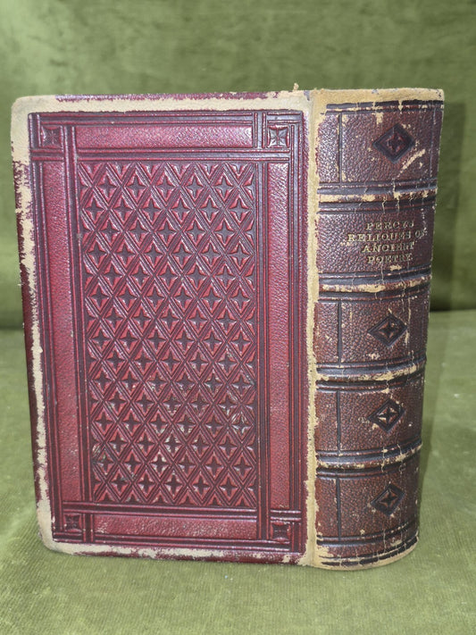 Percy's Reliques of Ancient English Poetry 1865 Thomas Percy Routledge Leather 1