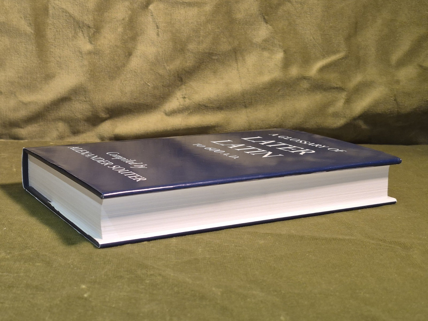 Glossary of Later Latin to 600 AD - Alexander Souter - Oxford Press - 1996 Hb/Dj7