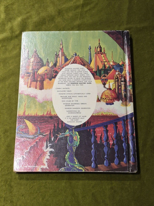 Advanced Dungeons and Dragons Dungeon Masters Guide TSR 19791