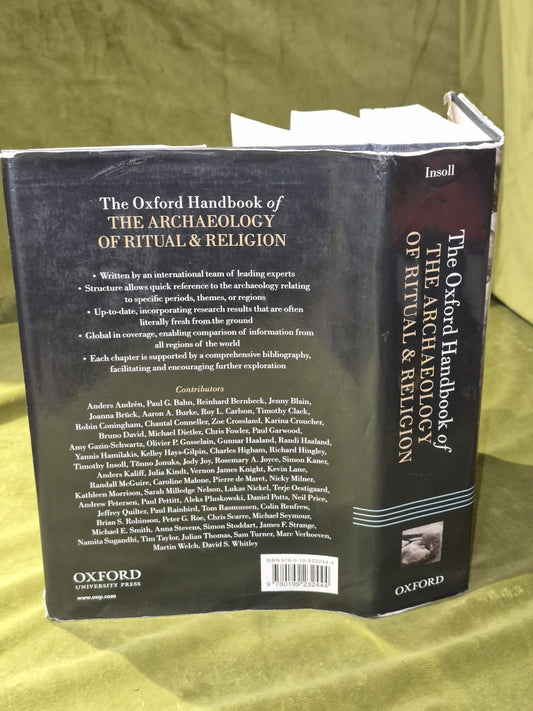 The Oxford Handbook of the Archaeology of Ritual & Religion (2011) Hardback1