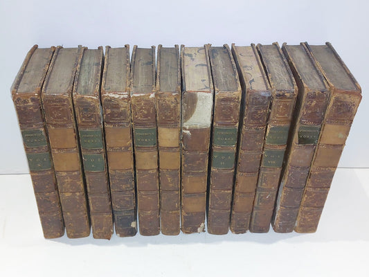 The Works Of Samuel Johnson Complete Set Of 12 Twelve Volumes (1824) Leather1