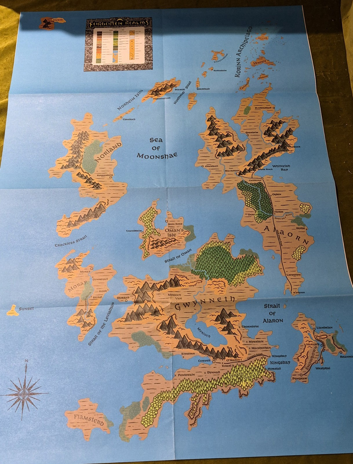 Advanced Dungeons & Dragons Forgotten Realms Moonshae Tsr 92173